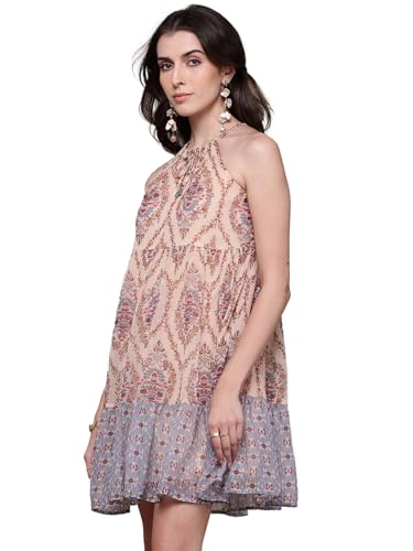 Label RITU KUMAR Ecru Caprese Short Dress