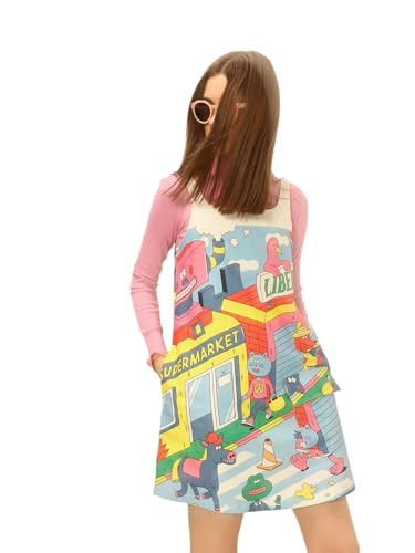 ONLY Women's Fit and Flare Multicolor Dress