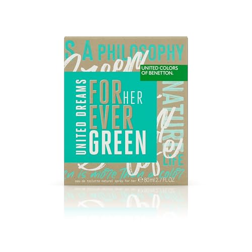 United Colors of Benetton United Dreams Forever Green For Her Eau de Toilette 80ml