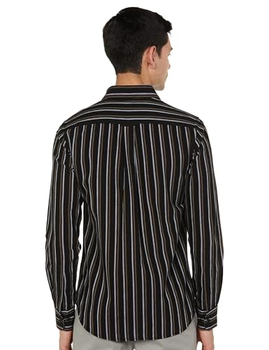 U.S.POLO ASSN. Men's Regular Fit Shirt (USSHTO3420_Black