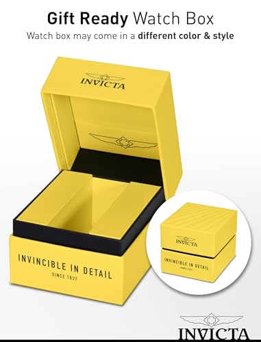 Invicta Specialty Men 46mm Stainless Steel Gold Gold dial PC21AF Quartz