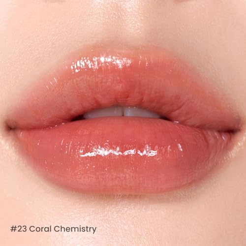 Peripera Ink Mood Glowy Tint 023 Coral Chemistry (Lucky Lottery) - Lip Tint, Lip Stain, Glowy Tint Lightweight, Smooth & Hydrating Lip Tint | Rich Color & Natural Shine Pack of 1