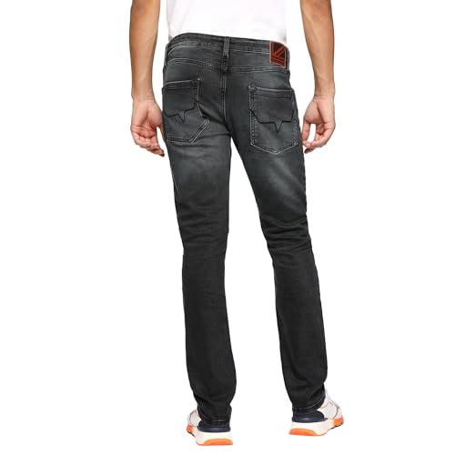 Pepe Jeans Men's Slim Jeans (PM207490S643_Grey Green Used