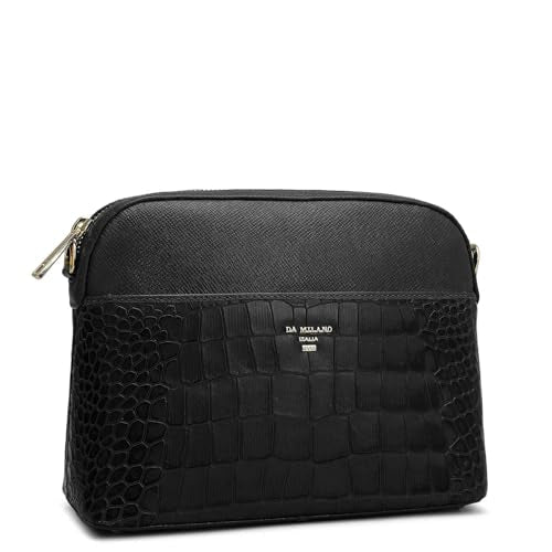 Da Milano Genuine Leather Black Sling (Small) (01915)