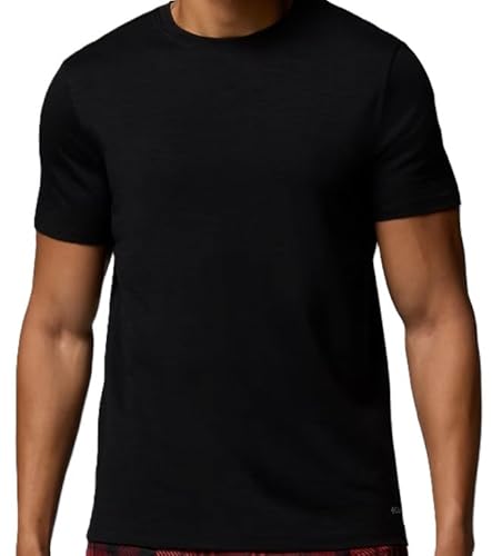 Columbia Mens Black Merino Wool Tshirt