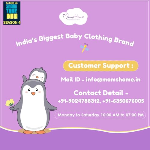 MOM'S HOME Baby's Organic Cotton Soft Full Sleeve Onesie | Multicolour | Pack of 3 (Lemon,Avocado,Bunny, 0-3 Months)