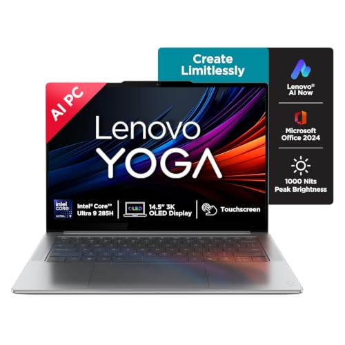 Lenovo Yoga Pro 7 Aura Edition Intel Evo Core Ultra 9 285H (32GB RAM/1TB SSD/14.5" (36.8cm)With Lenovo care