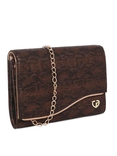 Caprese Merle Clutch Medium Brown