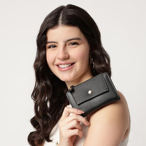 Fastrack Women's Black Wallet-Small (F23SWLSMS05BK1)