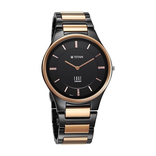 Titan Analog Black Dial Men's Watch-1696KC02