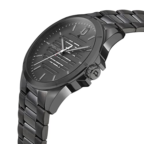 Police Quartz Multifunction Grey DIAL Stainless Steel Strap Watch for Men-PLPEWJG2204504W/PLPEWJG2204504