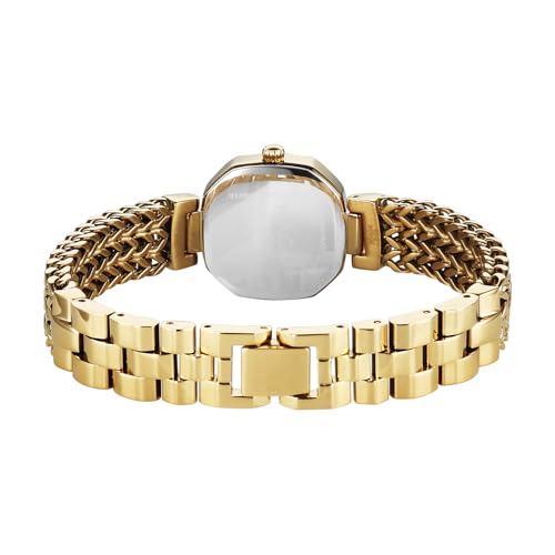 Titan Raga Ascendo with Brown Dial Gold Stainless Steel Strap Watch for Women - 95404YM01
