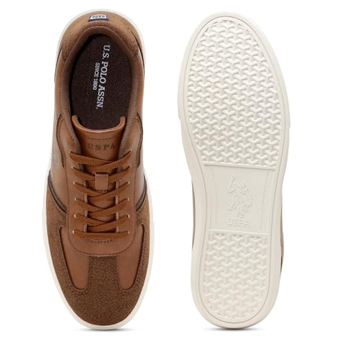 U.S. Polo Assn. USPA | Oberon | Stylish Casual Sneaker Shoes for Man tan