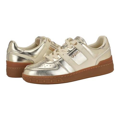 Guess Women's INART Sneaker, Gold 710, 5 UK