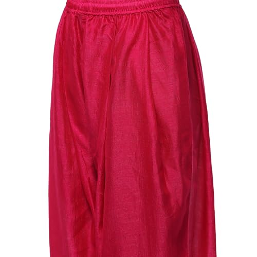 Fuchsia Polyester Straight Set