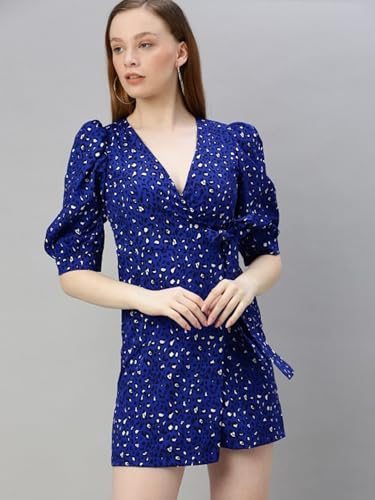 Sera Classics Cblue Womens Tie Knot Dress