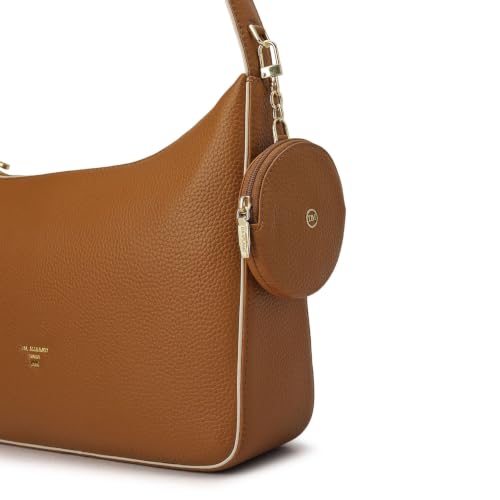 Da Milano Leather Bowler for Women - Mocha Brown (LB-01285A)