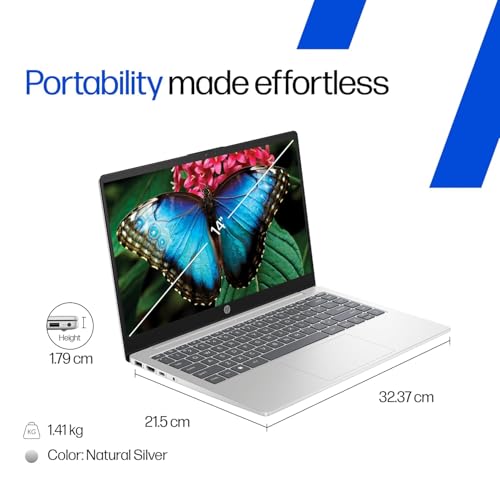 HP 255R G10 Business Laptop (2026) – AMD Ryzen 3 7335U, 16GB DDR5 RAM, 512GB SSD, 15.6” FHD Display, Windows 11 Pro + MS Office 2024, Copilot Key, Thin & Light, Turbo Silver