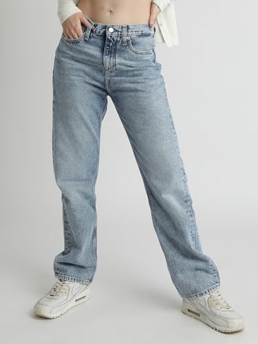 Calvin Klein Jeans Women's Regular Jeans (J2240311A4 Blue