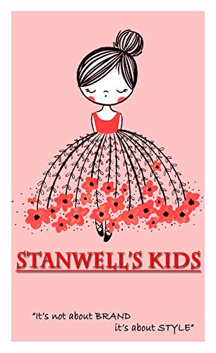 Stanwells Kids Girls Pea Green & Red Lehenga Choli Set | Net Embroidered Ethnic Dress | Traditional South Indian Pattu Pavadai (7–8 Years)
