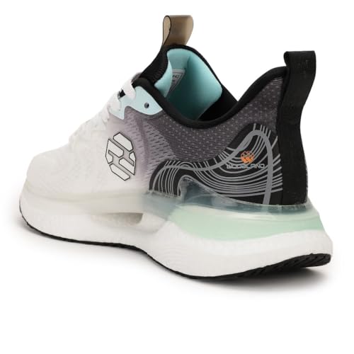Woodland Men White/Black Sneakers | Casual Shoes for Men, Outdoor Shoes, Comfortable Footwear, lace up Shoes, Durable Shoes