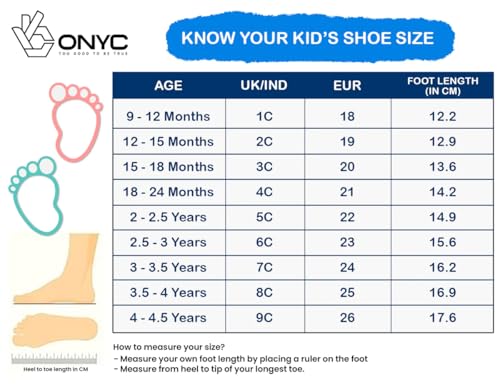 ONYC Poco Toddlers's Comfortable & Lightweight Lace-Free Sneakers- Pink (Girls)