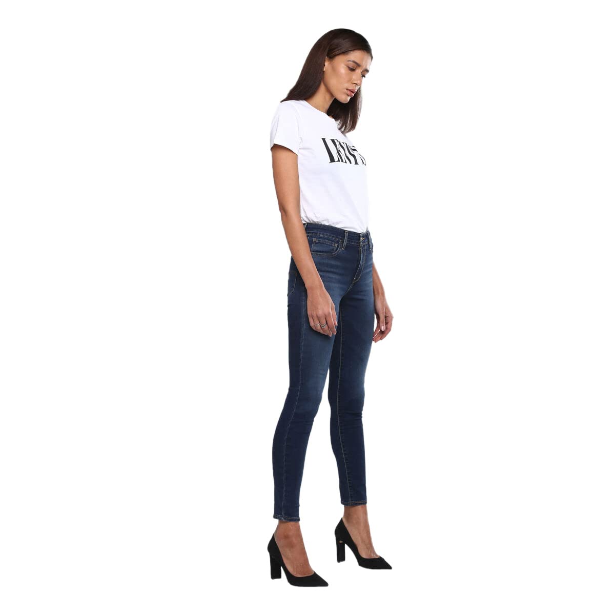 Levi's Women's High Rise Skinny Jeans (24475-0059_Blue_27)