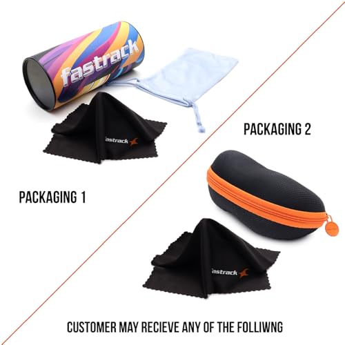 Fastrack Polarized Oval Sunglasses for Unisex (Small)