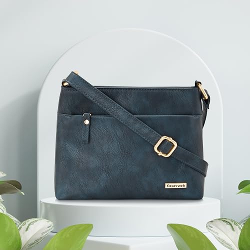 Fastrack Solid Sling Bag for Women, Girls and Ladies | Slings for Casual Carry | Ladies Purse Handbag
