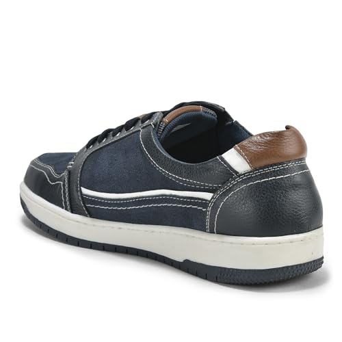 Woodland Men's Navy Softy Milled Casual Shoes-9 UK (43 EU) (OSNK 6215024)