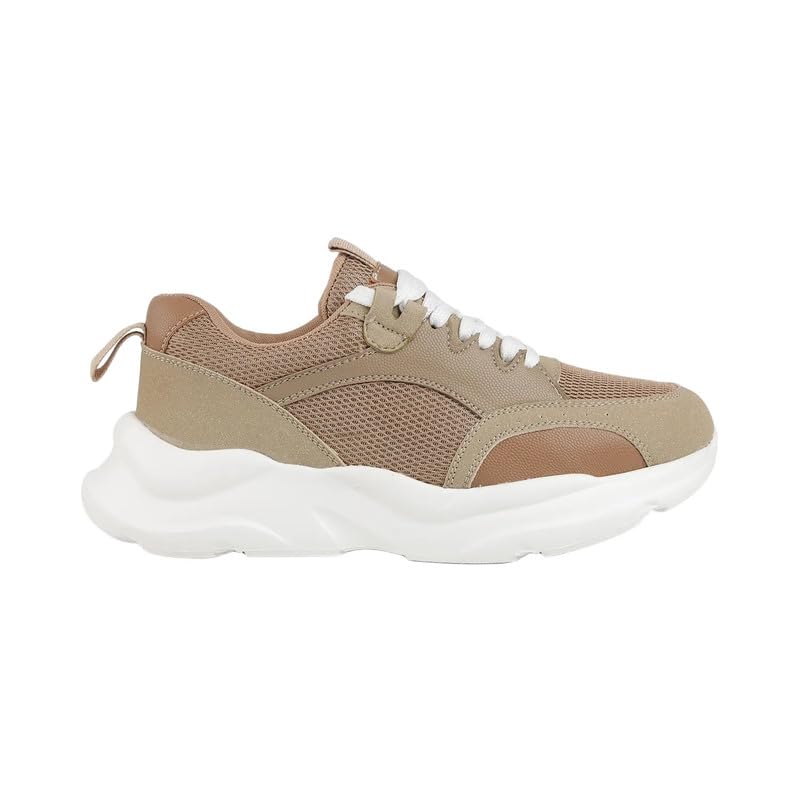 tresmode Nordi Khaki Women's Sneakers in Size 6 UK / 39 EU