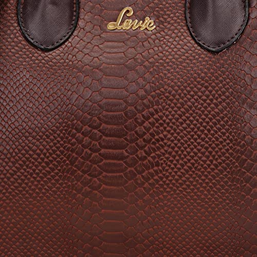 Lavie Women's Ficus Large Satchel Handbag for Women | Satchel Bag for Work | Ladies purse | Stylish Shoulder Bag | Gift For Women