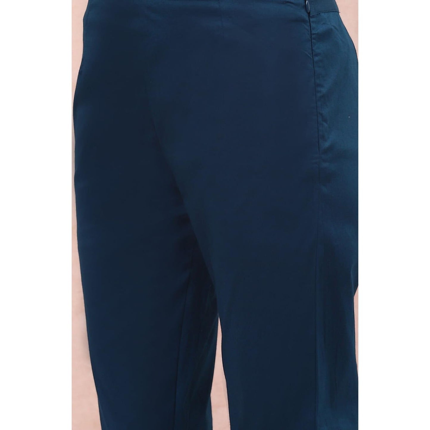 Rangriti Women Cobalt Blue Slim Pants_XL