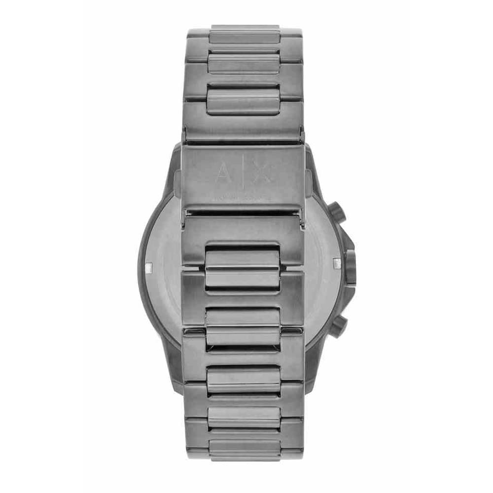 Armani Exchange Men Stainless Steel Gun-Metal Analog Watch Ax1731, Dial-Color:Blue, Band Color:Gray