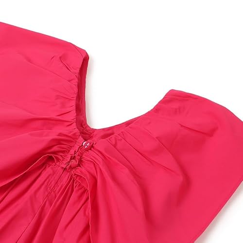 United Colors of Benetton Regular Fit V-Neck Solid Poplin Dress
