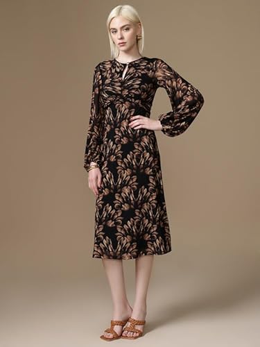 Kazo Dottie 2 Midi Dress (Black_M)