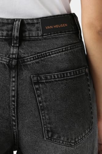 Women Black Dark Wash Jeans