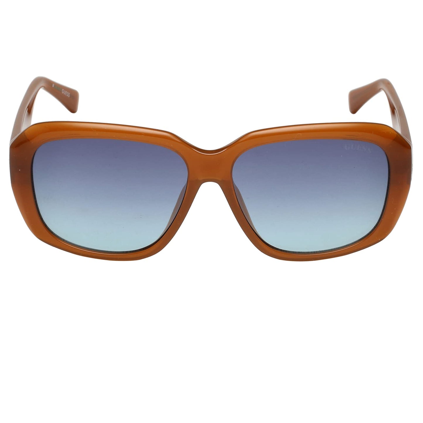 GUESS Gradient Square Women Sunglasses - (GU8233 44W 58 S |58| Blue Color Lens)