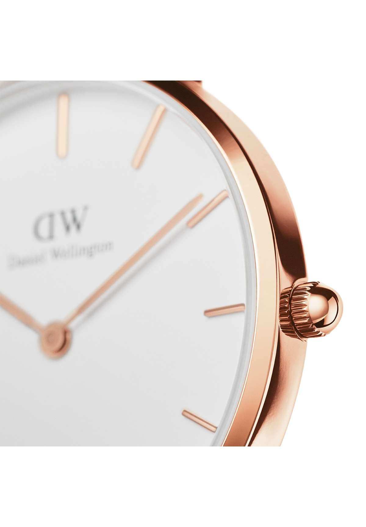 Daniel Wellington Leather Classic Petite Analog White Dial Women's Watch - Dw00100172, Band Color:Brown