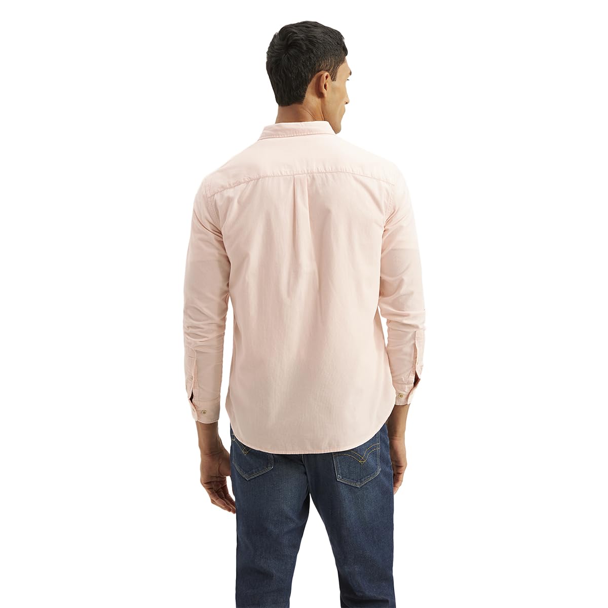 Levi's Men's Solid Slim Fit Shirt Pink