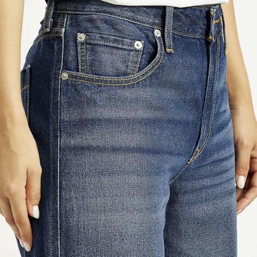 Levi’s Women's Dark Indigo Loose Fit Mid Rise Jeans, 2150, XL
