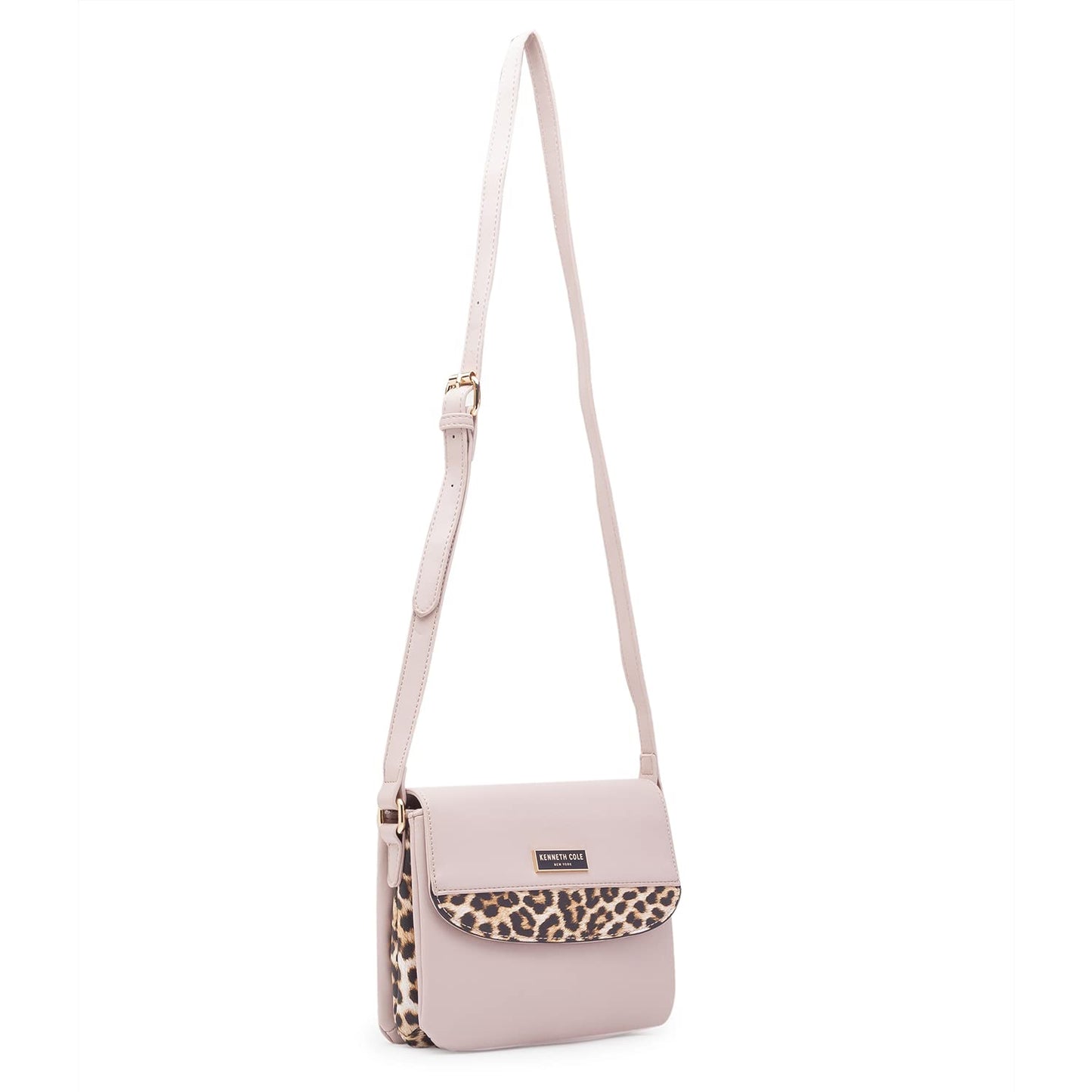KENNETH COLE NUDE LEOPARD SLING BAG KCNYSL1001NUD