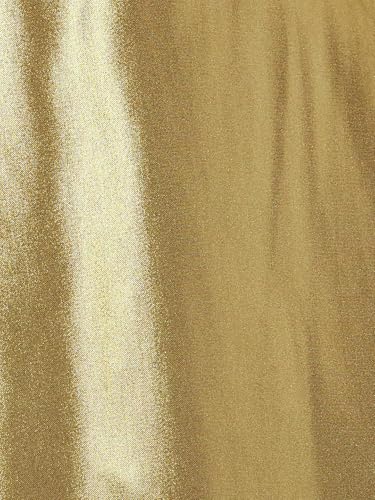 Women Shimmer A-line Skirt, Gold, XL