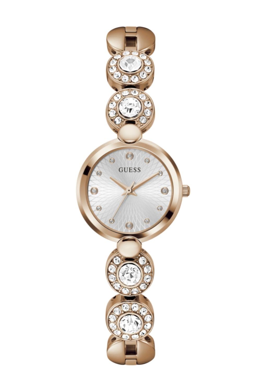 Guess Analog Silver Dial Women's Watch-GW0757L3