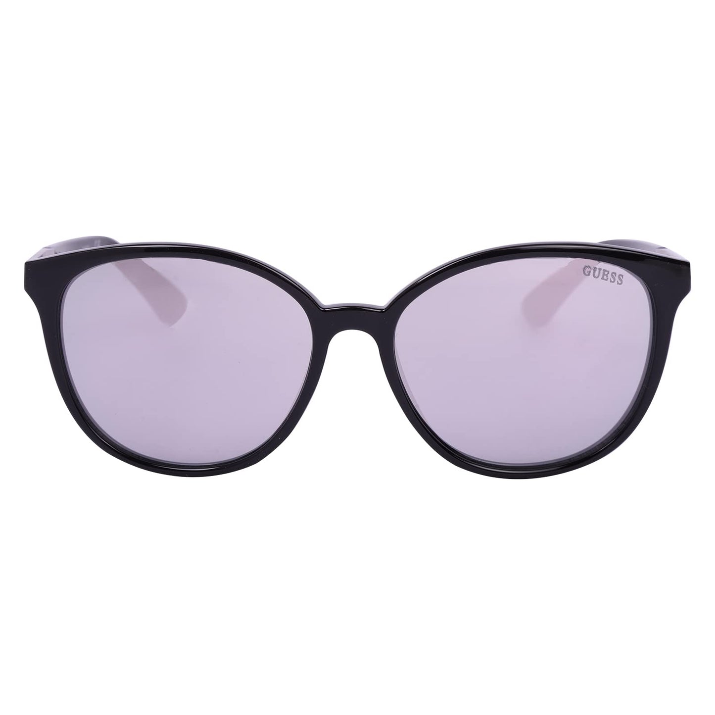 GUESS Mirrored Cat Eye Women's Sunglasses 7390 01C|58|Silver Color Lens