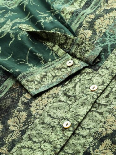 Ritu Kumar Green Abstract Print Full Sleeves Shirt