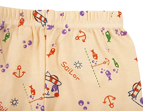 Dowin Cotton Solid Pajama for Baby Girl & Baby Boy Bottom Soft Regular Fit |Multicolour Printed (Rib, 3XL) Pack of -6