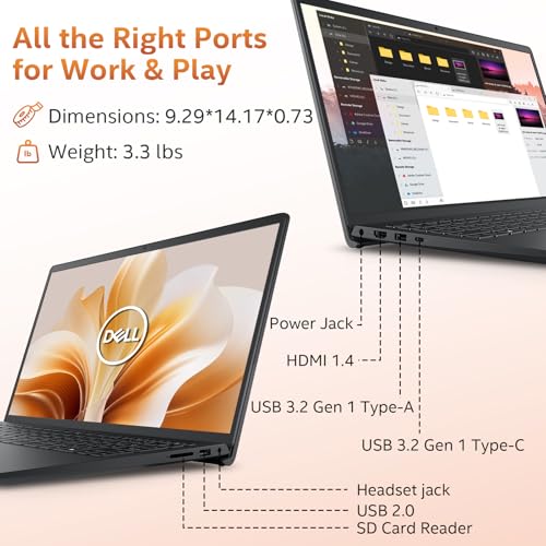 Dell 15 Touchscreen Laptop DC15250 Intel Core i7-1355U 16GB DDR5, 1TB SSD