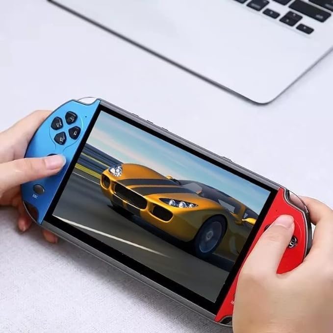 SSR All New X7 Handheld Game Console (2025) 1000+ PSP Games, Endless Entertainment, and Nostalgic Memories in Sleek X7 Elegant Blue! Grab Yours Now