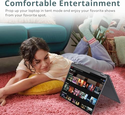 Lenovo Flex 5 16" WQXGA Touchscreen 2-in-1 Laptop, Intel Core i7-1255U, 16GB RAM 1.2TB Storage (256GB SSD+1TB 9H Portable Disk), Backlit Keyboard, Fingerprint Reader, Office 365, Windows 11 pro, Grey